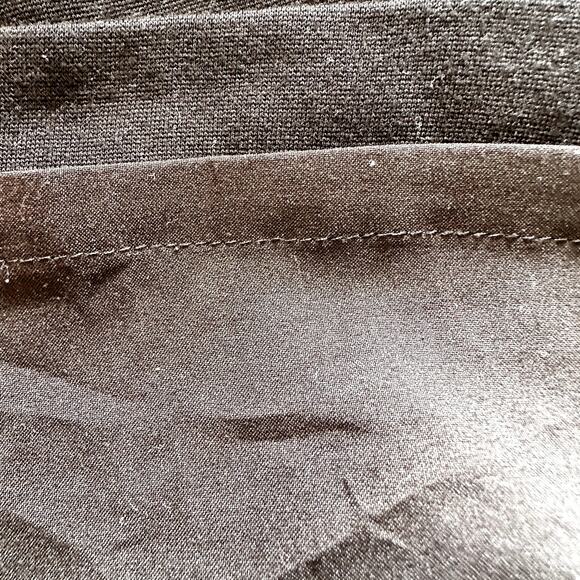 Lauren Ralph Lauren A Line Pleated Mini Skirt Side Zip Flowy Black 12 - Picture 4 of 5